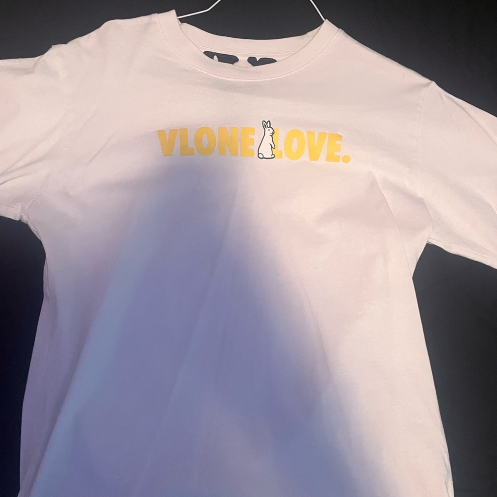 VLONE White Short Sleeve Tee Vision Love